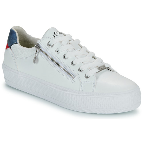Shoes Women Low top trainers S.Oliver  White