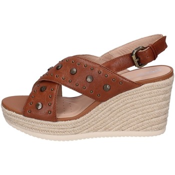 Shoes Women Sandals Geox EY21 Brown
