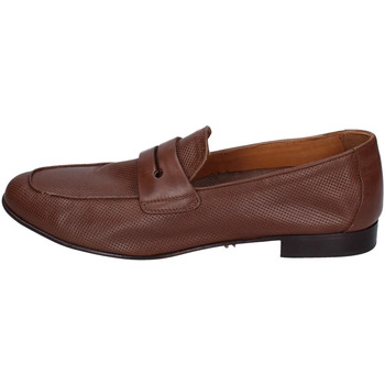 Shoes Men Loafers Pollini EY39 Brown