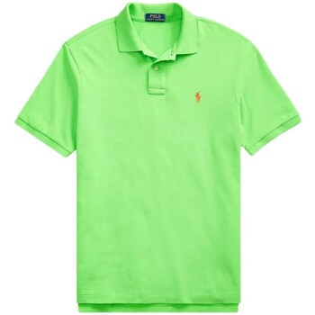 Clothing Men Short-sleeved t-shirts Ralph Lauren Polo Custom Slim Mesh Green