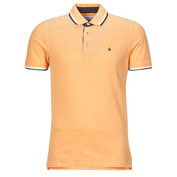 Clothing Men Short-sleeved polo shirts Jack & Jones JJEPAULOS POLO SS Orange