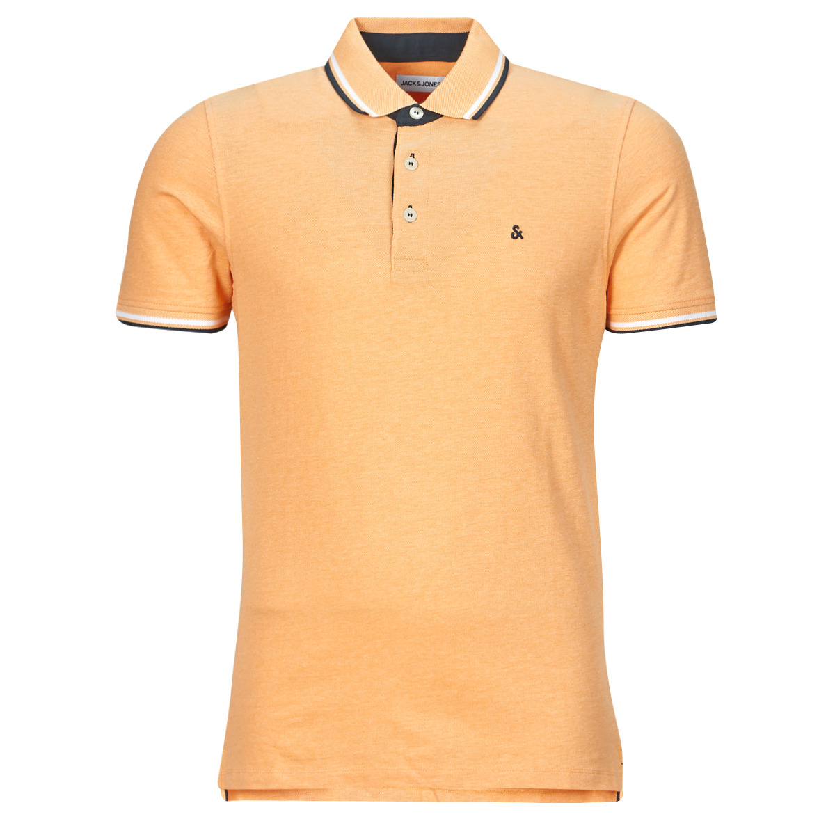 Clothing Men Short-sleeved polo shirts Jack & Jones JJEPAULOS POLO SS Orange