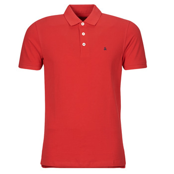 Clothing Men Short-sleeved polo shirts Jack & Jones JJEPAULOS POLO SS Red