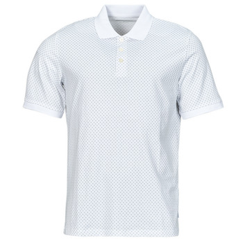 Clothing Men Short-sleeved polo shirts Jack & Jones JJLUIS AOP POLO SS White