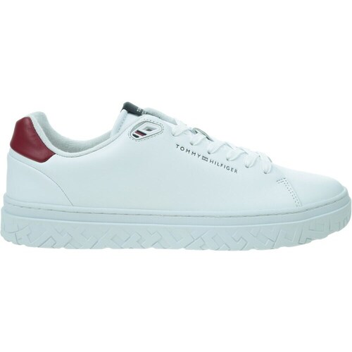 Shoes Men Low top trainers Tommy Hilfiger Court Thick Cupsole White
