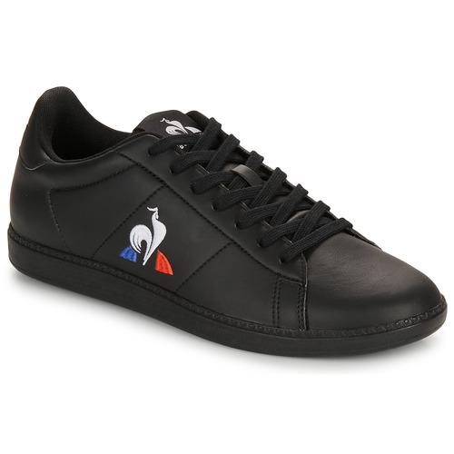 Shoes Men Low top trainers Le Coq Sportif COURTSET_2 Black