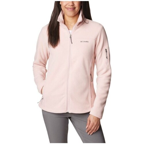Clothing Women Sweaters Columbia Fast Trek Ii Pink
