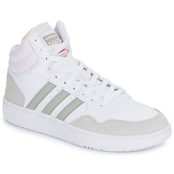 Shoes Men Hi top trainers Adidas Sportswear HOOPS 3.0 MID White / Beige