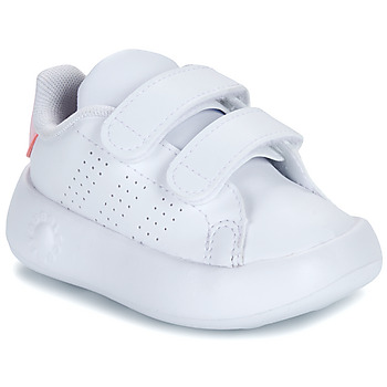 Shoes Girl Low top trainers Adidas Sportswear ADVANTAGE CF I White / Pink