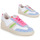 Shoes Women Low top trainers Serafini COURT White / Blue / Pink