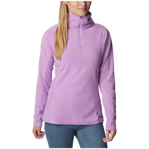 Clothing Women Sweaters Columbia Glacial Iv 1 2 Zip Purple