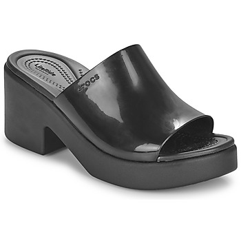 Shoes Women Mules Crocs BROOKLYN HEEL Black