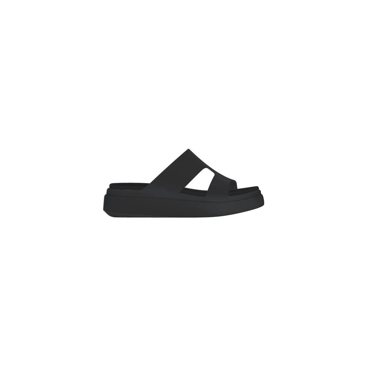 Shoes Women Sandals Crocs GETAWAY PLATFORM H STRAP Black