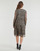 Clothing Women Short Dresses Vila VIFALIA V-NECK L/S DRESS/SU Brown