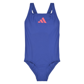 Clothing Girl Swimsuits adidas Performance 3 BARS SOL ST Y Blue / Pink
