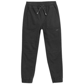 Clothing Boy Trousers 4F 4FJAW23TTROM41220S Black