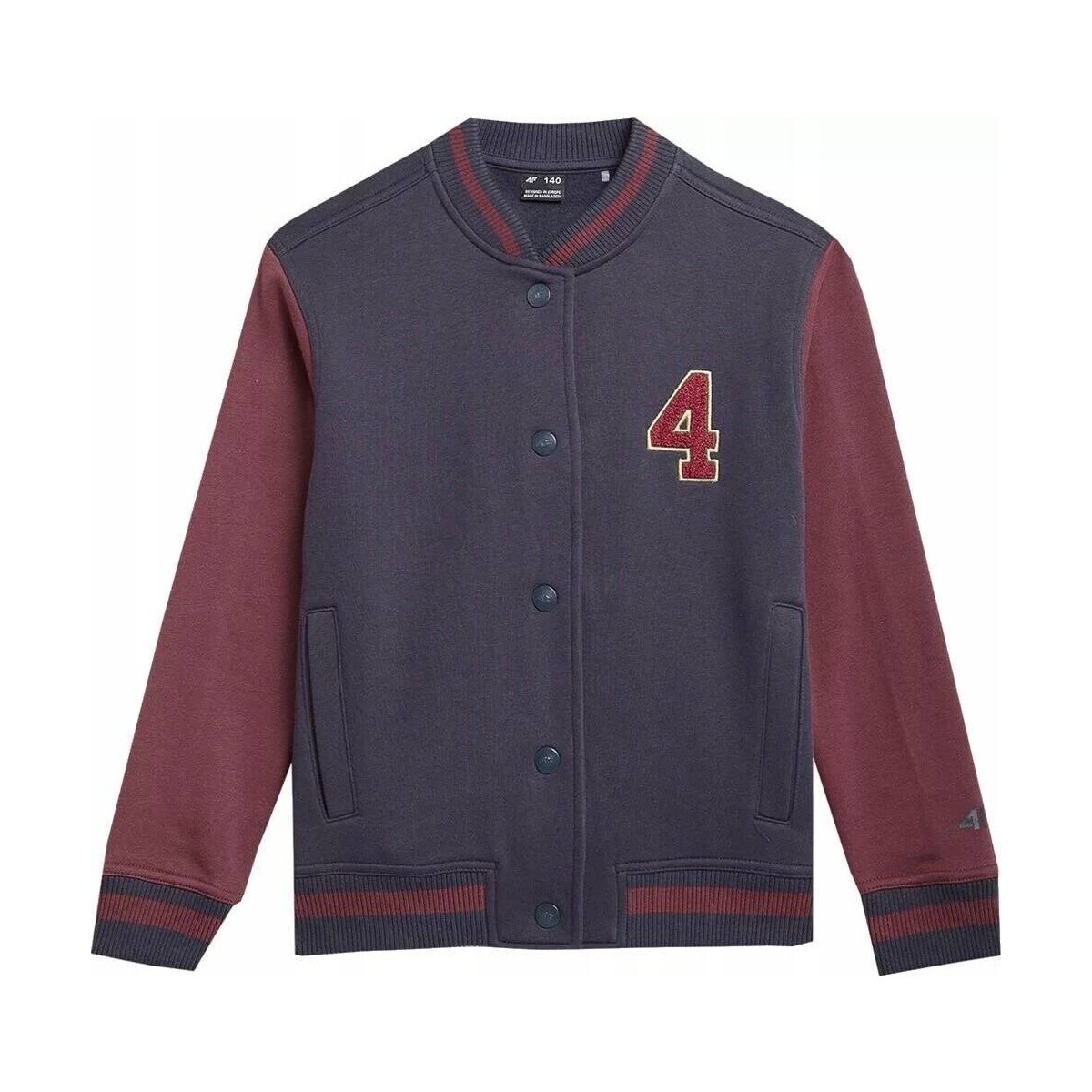 Clothing Boy Sweaters 4F 4FJAW23TSWSM63531S Graphite, Cherry 