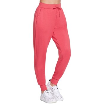 Clothing Women Trousers Skechers Skechluxe Restful Jogger Pant Pink