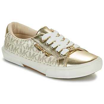 Shoes Girl Low top trainers MICHAEL Michael Kors IZETTA FRANKY Beige / Gold