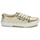Shoes Girl Low top trainers MICHAEL Michael Kors IZETTA FRANKY Beige / Gold