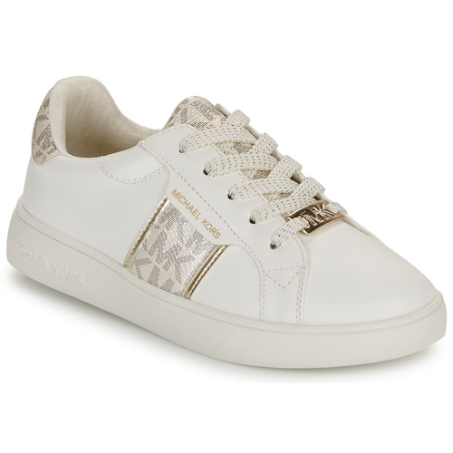 Shoes Girl Low top trainers MICHAEL Michael Kors JEM MAXINE White / Gold