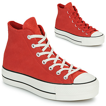 Shoes Women Hi top trainers Converse CHUCK TAYLOR ALL STAR LIFT Red