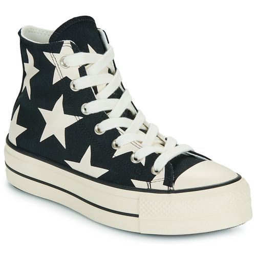 Shoes Women Hi top trainers Converse CHUCK TAYLOR ALL STAR LIFT Black / White