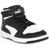 Shoes Children Hi top trainers Puma Rebound Layup SL V PS Black, White