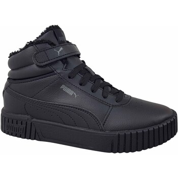 Shoes Children Hi top trainers Puma Carina 2.0 Mid Wtr Ps Black