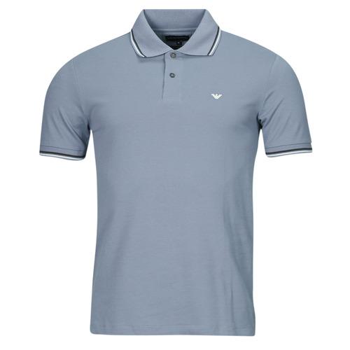 Clothing Men Short-sleeved polo shirts Emporio Armani POLO 8N1FB4 Blue / Sky