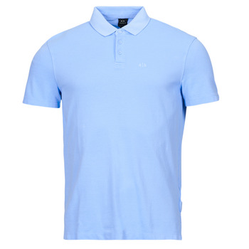 Clothing Men Short-sleeved polo shirts Armani Exchange 3DZFAB Blue / Sky