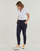 Clothing Women Short-sleeved polo shirts Emporio Armani EA7 POLO White / Gold