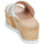 Shoes Women Mules Love Moschino MULE RIBBON White / Beige