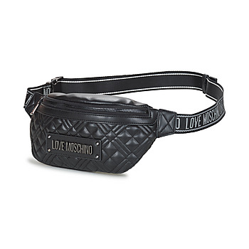 Love Moschino QUILTED BUMBAG Black / Gunmetal