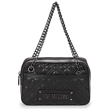 Bags Women Small shoulder bags Love Moschino QUILTED JC4237PP0I Black / Gunmetal
