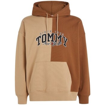 Clothing Men Sweaters Tommy Hilfiger DM0DM17802AB0 Beige, Brown