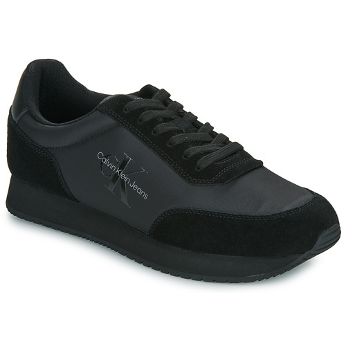 Shoes Men Low top trainers Calvin Klein Jeans RETRO RUNNER LOW LACEUP SU-NY Black