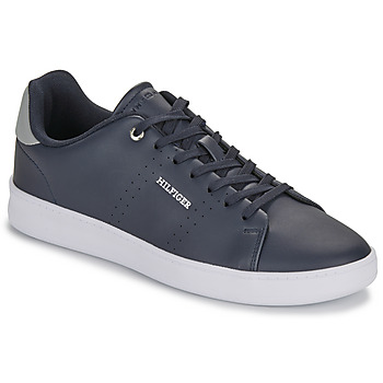 Shoes Men Low top trainers Tommy Hilfiger COURT CUP LTH PERF DETAIL Marine