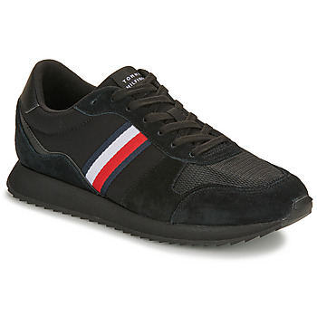 Shoes Men Low top trainers Tommy Hilfiger RUNNER EVO MIX ESS Black