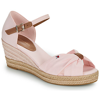 Tommy Hilfiger BASIC OPEN TOE MID WEDGE Pink