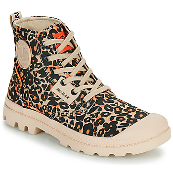Shoes Women Hi top trainers Palladium PAMPA HI WILD Leopard