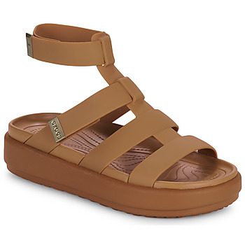 Crocs Brooklyn Luxe Gladiator women's Sandals in Brown