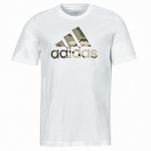 Clothing Men Short-sleeved t-shirts Adidas Sportswear M CAMO G T 1 White / Camouflage