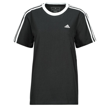 Clothing Women Short-sleeved t-shirts Adidas Sportswear W 3S BF T Black / White