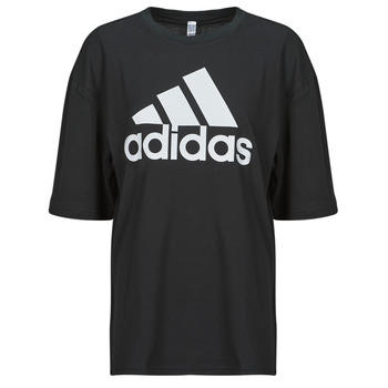 Clothing Women Short-sleeved t-shirts Adidas Sportswear W BL BF TEE Black / White