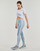 Clothing Women Leggings Adidas Sportswear W 3S LEG Blue / Glacier / White