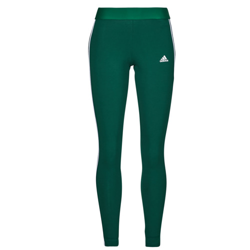 Clothing Women Leggings Adidas Sportswear W 3S LEG Green / White