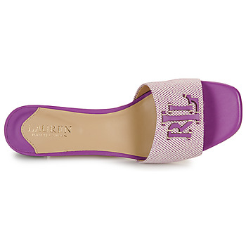 Lauren Ralph Lauren FAY LOGO-SANDALS-FLAT SANDAL Purple / Beige
