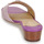 Shoes Women Mules Lauren Ralph Lauren FAY LOGO-SANDALS-FLAT SANDAL Purple / Beige