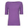 Clothing Women Short-sleeved t-shirts Lauren Ralph Lauren JUDY-ELBOW SLEEVE-KNIT Purple